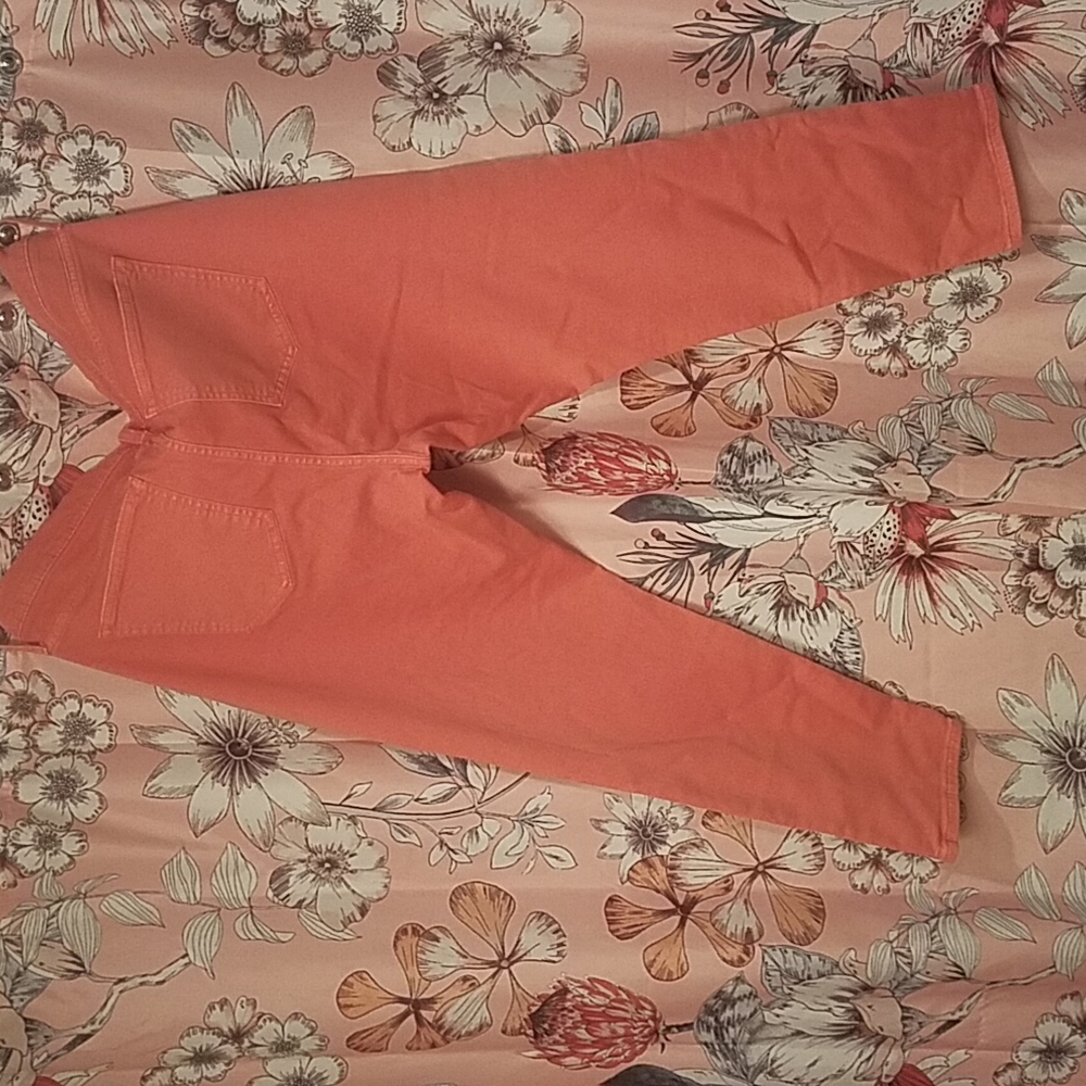 Gap 33R the skinny , orange / melon color